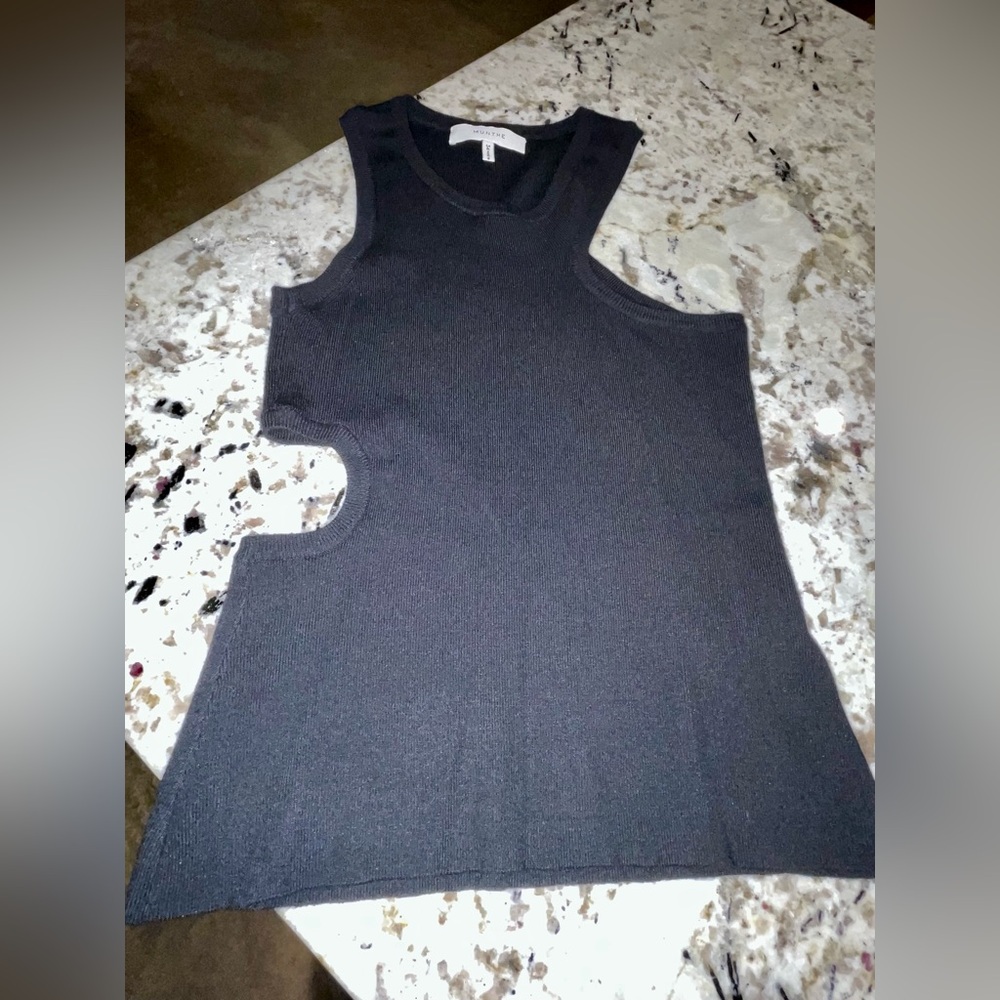Black Knit Top by Munthe